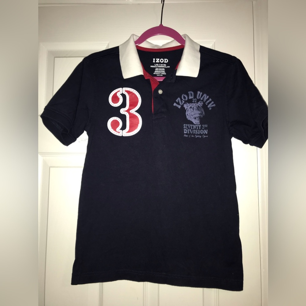 Izod polo style shirt. Size large (14/16)